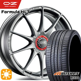 最大2,000円OFFクーポン★ベンツ Aクラス/Bクラス 225/40R18 92W XL ウィンラン R330 OZ フォーミュラ HLT グリジオコルサ 18インチ 7.5J 5H112 サマータイヤホイールセット