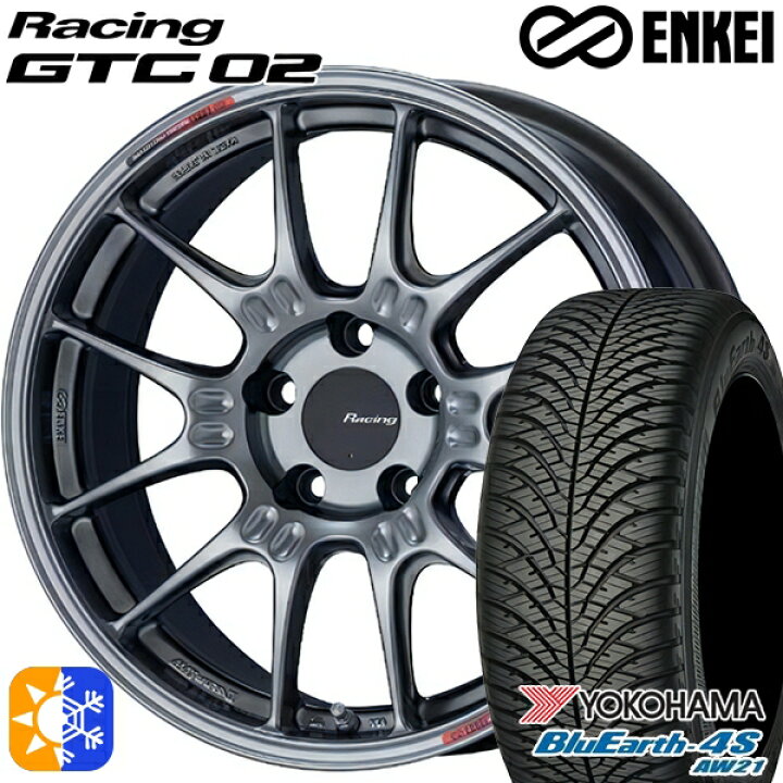 楽天市場】225/65R17 106V ヨコハマ ブルーアース 4S AW21 ENKEI 