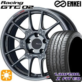 4/24-4/27 P5倍！225/45R18 95Y XL ラウフェン Z FIT EQ LK03 ENKEI エンケイ レーシング GTC02 ハイパーシルバー 18インチ 7.5J 5H114.3 サマータイヤホイールセット