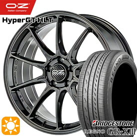 6/11までポイント5倍★ベンツ Aクラス/CLA 225/45R18 95W XL ブリヂストン レグノ GR-X3 OZ ハイパーGT HLT スターグラファイト 18インチ 7.5J 5H112 サマータイヤホイールセット