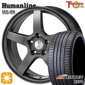 最大2,000円OFFクーポン★20/30系アルファード ヴェルファイア 235/50R18 101W XL ウィンラン R330 トレジャーワン ヒューマンライン HS09 ダークグレー 18インチ 8.0J 5H114.3 サマータイヤホイールセット