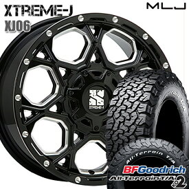 最大2,000円OFFクーポン★LT235/70R16 104/201S RWL BFグッドリッチ オールテレーン T/A KO2 MLJ エクストリームJ XJ06 グロスブラックミルド 16インチ 7.0J 5H114.3 サマータイヤホイールセット