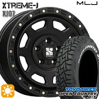 【取付対象】235/70R16 106Q トーヨー オープンカントリー R/T ホワイトレター MLJ エクストリームJ XJ07 サテンブラック 16インチ 7.0J 5H114.3 サマータイヤホイールセット