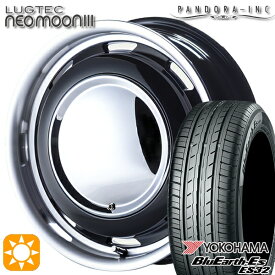 【取付対象】165/50R15 73V ヨコハマ ブルーアース ES32 パンドラ ラグテック ネオムーン3 ブラック 15インチ 5.0J 4H100 サマータイヤホイールセット