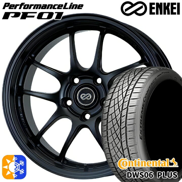 楽天市場】215/45R18 93Y XL コンチネンタル DWS06+ ENKEI エンケイ 