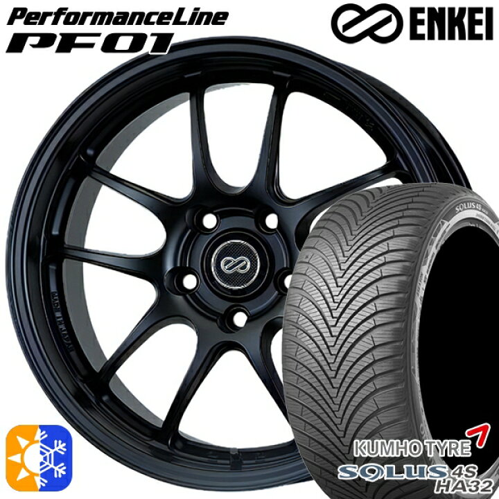 楽天市場】235/50R18 101V XL クムホ ソルウス 4S HA32 SUV ENKEI 