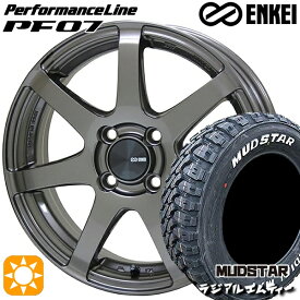 【取付対象】ライズ ロッキー 215/65R16 109/107R マッドスター ラジアル M/T ホワイトレター ENKEI エンケイ パフォーマンスライン PF07 ダークシルバー 16インチ 6.5J 4H100 サマータイヤホイールセット