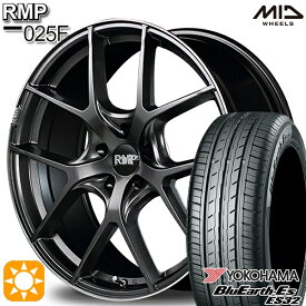 4/24-4/27 P5倍！アイシス ノア 215/45R17 91V XL ヨコハマ ブルーアース ES32 MID RMP 025F セミグロスGM/リムDCロゴMC 17インチ 7.0J 5H114.3 サマータイヤホイールセット