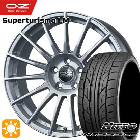 最大2,000円OFFクーポン★ベンツ Aクラス/Bクラス 225/40R18 92Y XL ニットー NT555 G2 OZ スーパーツーリズモ LM マットレースシルバー 18インチ 8.0J 5H112 サマータイヤホイールセット