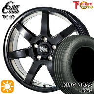 【取付対象】195/65R15 91H キングボス G521 トレジャーワン クリフクライム TC07 ブラックアンダーカッ…