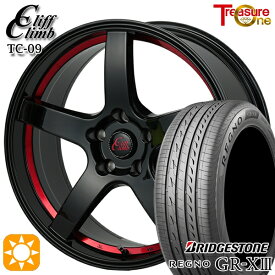 4/24-4/27 P5倍！20/30系アルファード ヴェルファイア 235/50R18 101V XL ブリヂストン レグノ GR-X3 トレジャーワン クリフクライム TC09 ブラックレッドアンダーカット 18インチ 7.0J 5H114.3 サマータイヤホイールセット