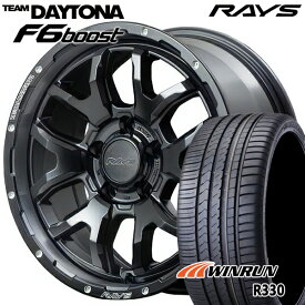 【取付対象】カムリ ヴェゼル 215/55R17 98W XL ウィンラン R330 RAYS レイズ チームデイトナ F6 Boost N1 17インチ 7.0J 5H114.3 サマータイヤホイールセット