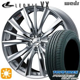 【取付対象】205/60R16 92H トーヨー プロクセス CL1 SUV Weds レオニス VX HSMC (ハイパーシルバー ミラーカット) 16インチ 7.0J 5H114.3 サマータイヤホイールセット