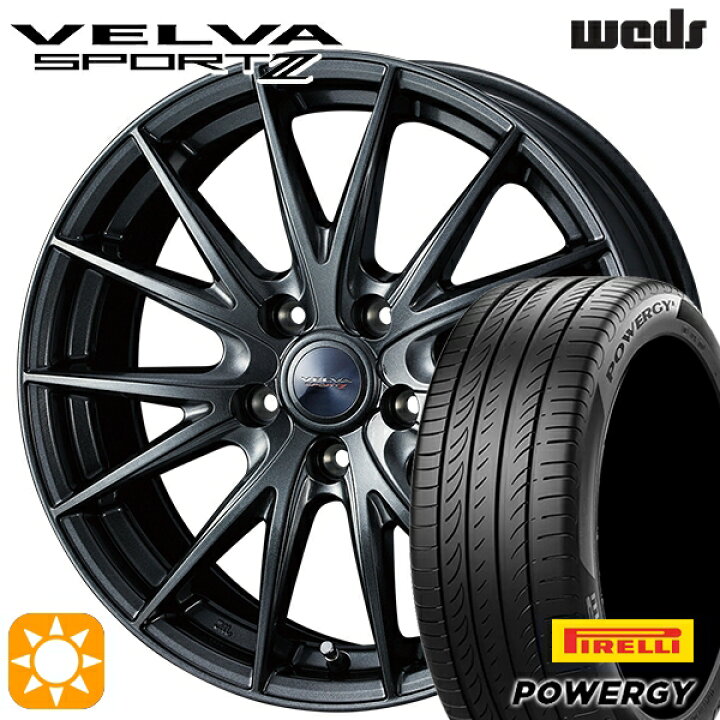 楽天市場】【取付対象】225/45R18 95W XL ピレリ パワジー Weds ヴェル 