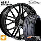 【取付対象】ベンツ Cクラス F) 225/35R20 93W XL R) 245/30R20 95W XL ウィンラン R330 ロルフハルトゲ X10 RSF ブラックエディション 20インチ 8.5J 9.5J 5H112 サマータイヤホイールセット