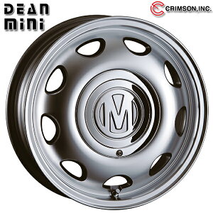 15インチ 5.0J 4H100 +45 CRIMSON クリムソン ディーン MINI ミニ バーニッシュグレー アルミホイール単品 4本(1台分)送料無料