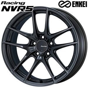 18インチ 8.5J 5H112 +43 ENKEI エンケイ レーシング NVR5 グラファイトメタリック アルミホイール単品 4本(1台分)送料無料