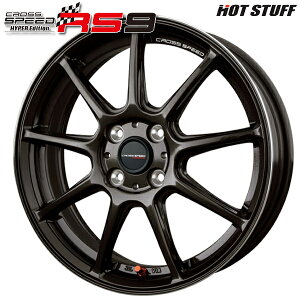 19インチ 10.5J 5H114.3 +35 HotStuff ホットスタッフ クロススピード RS9 グロスガンメタ アルミホイール単品 1本 4本以上送料無料
