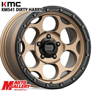 17C` 8.5J 6H139.7 +18 KMC KM541 DIRTY HARRY MATTE BRONZE BLACK LIP A~zC[Pi 4{i1䕪j