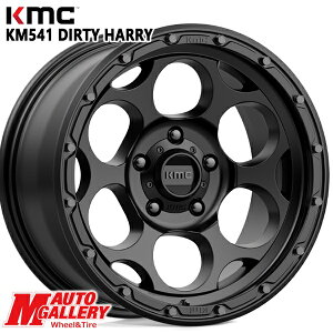 17C` 8.5J 6H139.7 +18 KMC KM541 DIRTY HARRY TEXTURED BLACK A~zC[Pi 4{i1䕪j