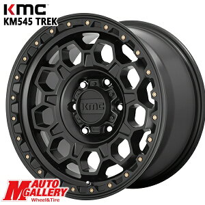 17C` 8.0J 5H114.3 +35 KMC KM545 TREK SATIN BLACK A~zC[Pi 4{i1䕪j