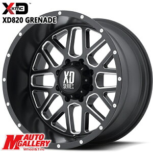 18C` 8.0J 5H130 +48 KMC XD820 GRENADE SATIN BLACK MILLED A~zC[Pi 1{ 4{ȏ㑗