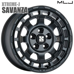 MLJ �G�N�X�g���[��J SAVANZA �T�C�Y�F16�C���` 7.0J HOLE/PCD�F5H 114.3 �C���Z�b�g�F35 �J���[�F�T�e���u���b�N�iSB�j �A���~�z�C�[���P�i 4�{�i1�䕪�j��������