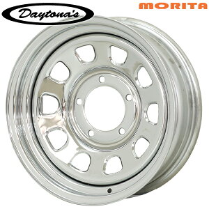 16インチ 5.5J 5H139.7 -20 MRT DAYTONA'S デイトナズ クローム スチールホイール単品 1本 4本以上送料無料