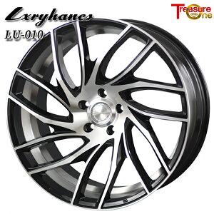 21インチ 8.5J 5H114.3 +45 トレジャーワン ラグジーヘインズ プラチナシリーズ LU010 ブラック アルミホイール単品 4本(1台分)送料無料