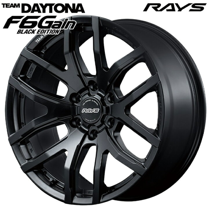 楽天市場】20インチ 8.5J 6H139.7 +22 RAYS レイズ チームデイトナ F6  