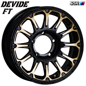16インチ 5.5J 5H139.7 +0 SSR ディバイド FT ディープゴールド アルミホイール単品 4本(1台分)送料無料