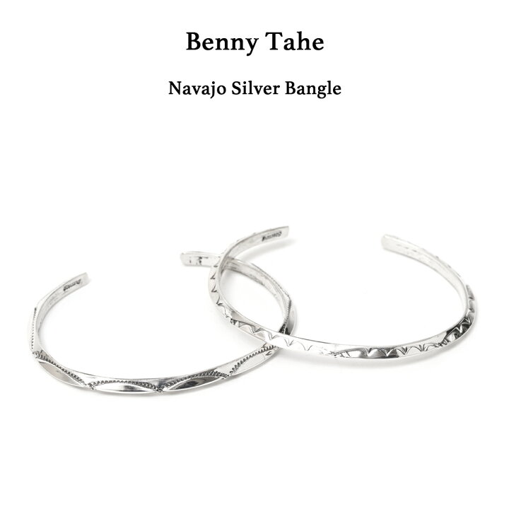 楽天市場】Benny Tahe ベニー タヘ Navajo Silver Bangle スタンプ 