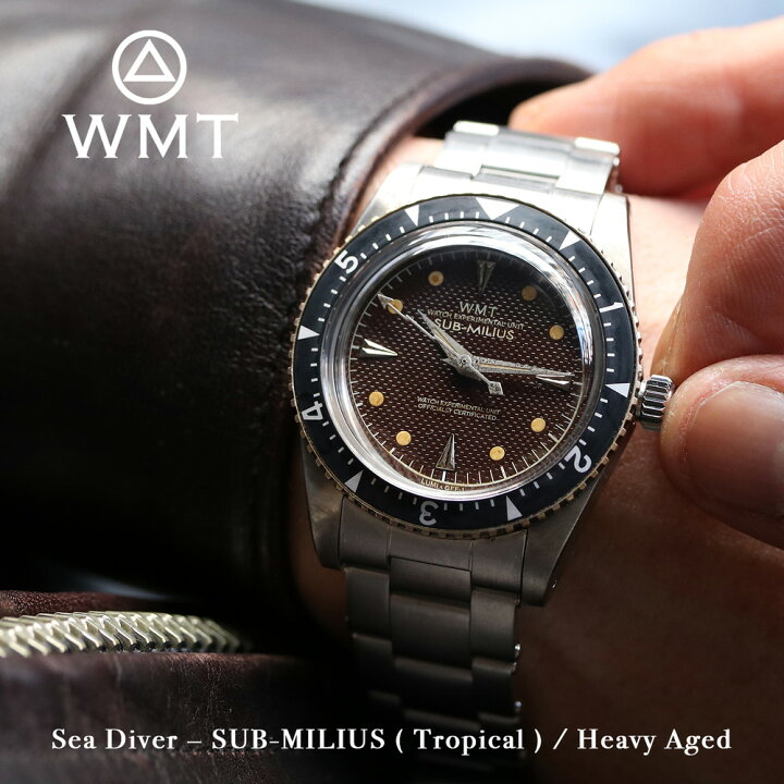 楽天市場】WMT ダブルエムティー WMT WATCHES Sea Diver - SUB-MILIUS 