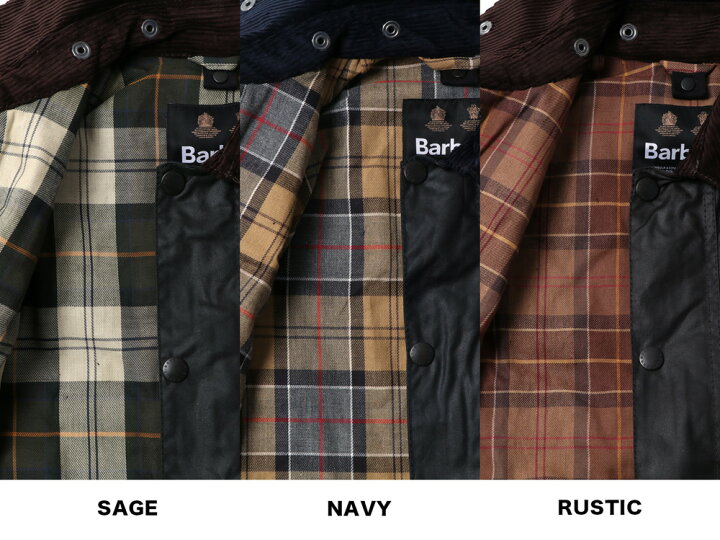 楽天市場】Barbour バブアー ビデイル 2Royal Warrant ワックスド 