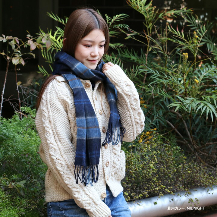楽天市場】Barbour バブアー タータン ラムズウール カシミア スカーフ 