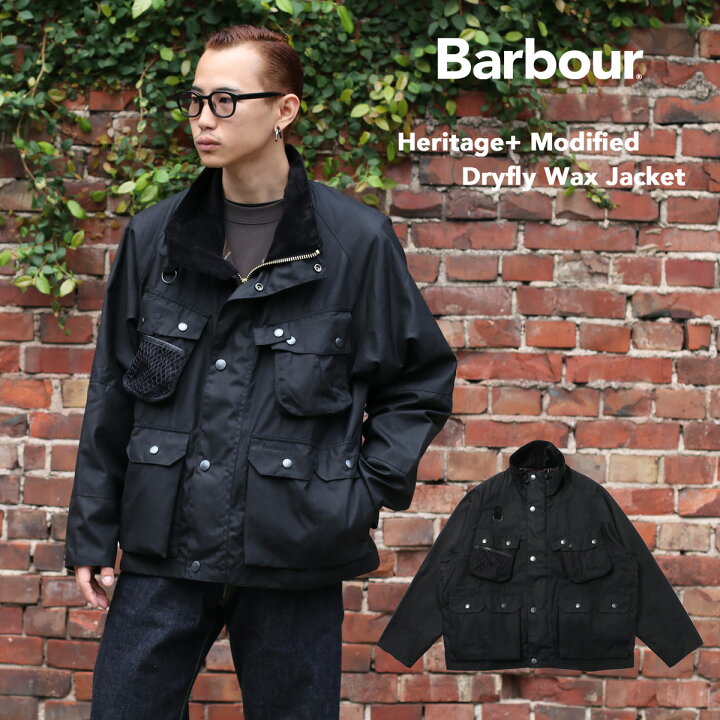 楽天市場】Barbour バブアー Heritage+ Modified Dryfly Wax Jacket 