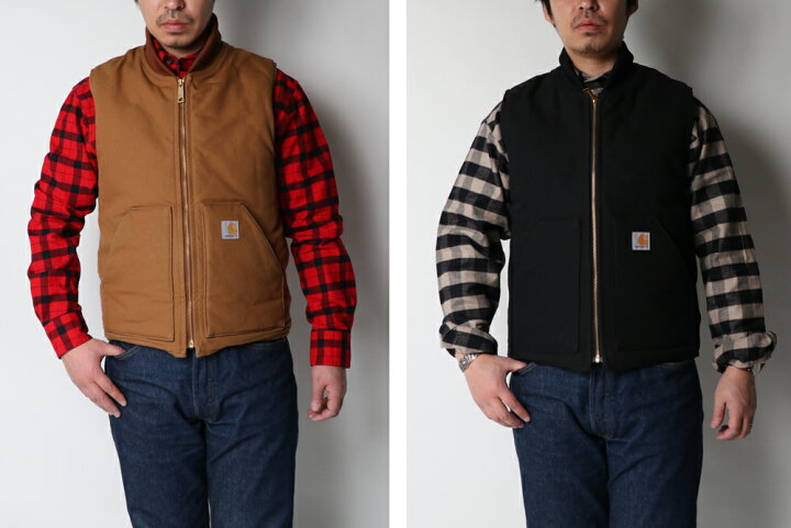 楽天市場】Carhartt カーハート #V01 ダックベスト キルティング 