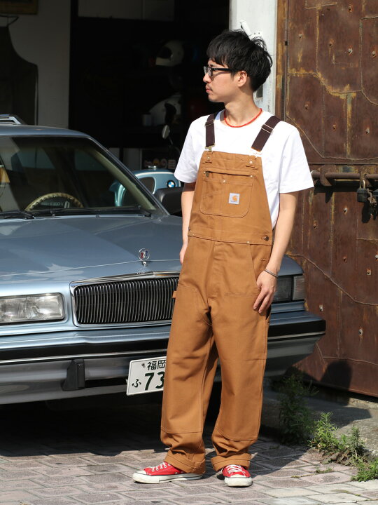楽天市場】Carhartt カーハート オーバーオール レングス32 ダブルニー 