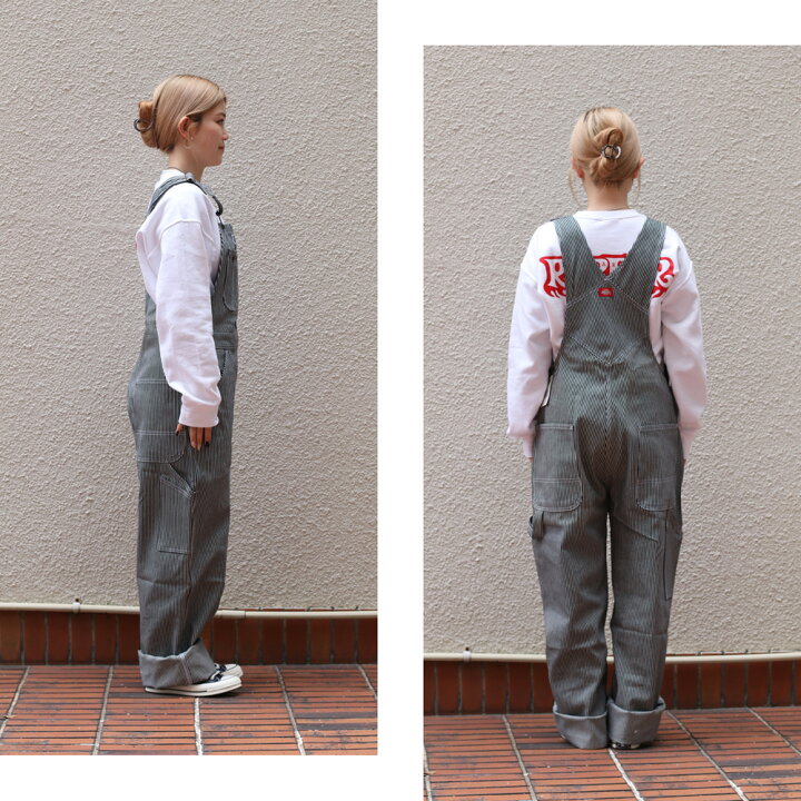 楽天市場】Dickies ヒッコリー ストライプ オーバーオール  