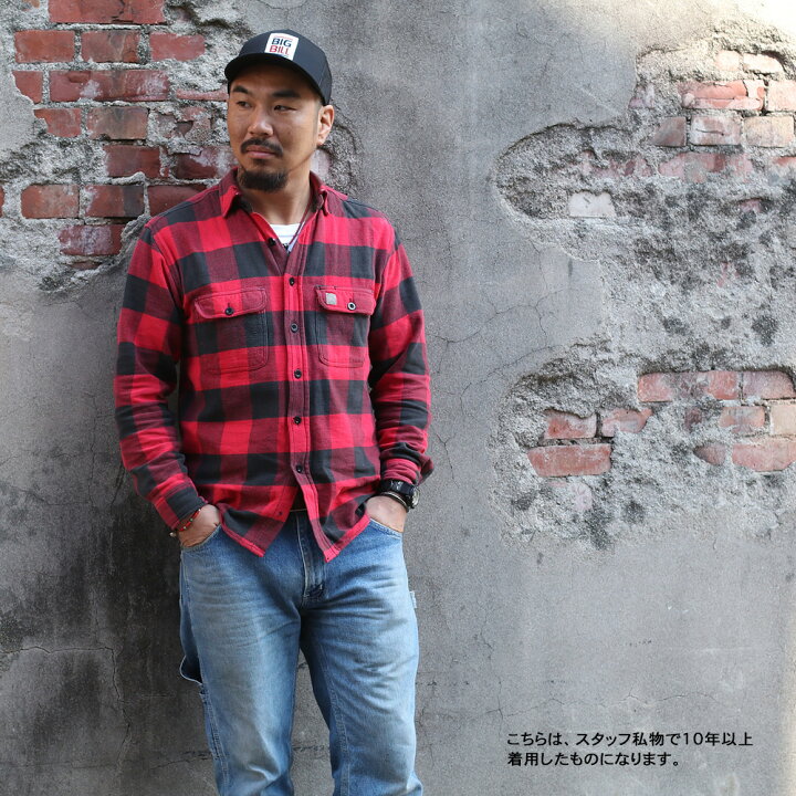 楽天市場】BIG BILL ビッグビル Premium Flannel Work Shirt 121 長袖 