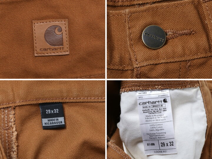 楽天市場】裾上げ無料 Carhartt カーハート #B11 ダックペインター 