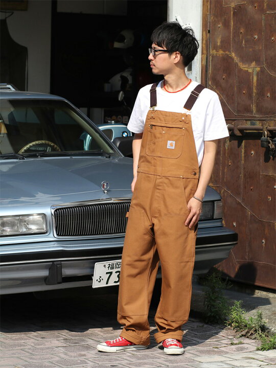 楽天市場】Carhartt カーハート オーバーオール レングス32 ダブルニー 