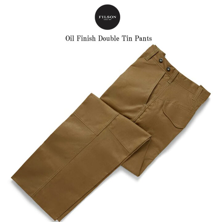 楽天市場】FILSON オイルフィニッシュ ダブルティンパンツ メンズ 