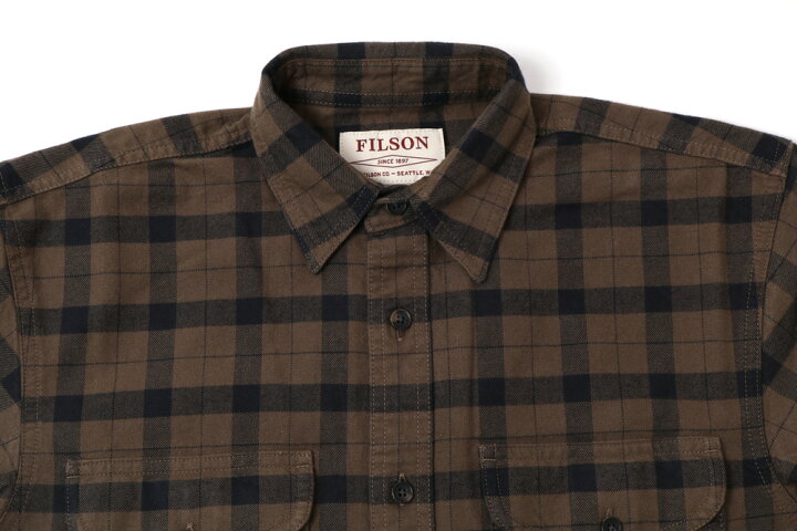 楽天市場】FILSON 長袖アラスカンガイドシャツ ネルシャツ 長袖シャツ  