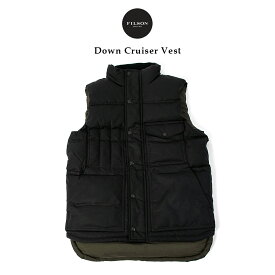 FILSON フィルソン ダウンクルーザーベスト BlueCoal Down Cruiser Vest Allied Feather & Down メンズ ベスト オイルフィニッシュ ダウンベスト ワークベスト 作業着 アウトドア レジャー キャンプ 釣り 大きいサイズ