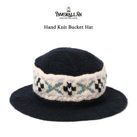 INVERALLAN インバーアラン ハンドニット バケットハット Hand Knit Bucket Hat 帽子 スコットランド製 コットン メンズ レディース ニット ノルディック