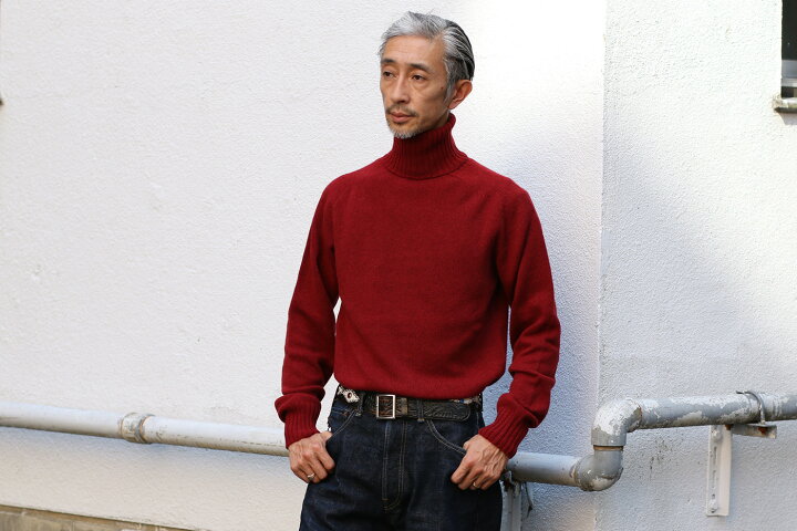 楽天市場】INVERALLAN ジーロンラムズウール タートルネックセーター 
