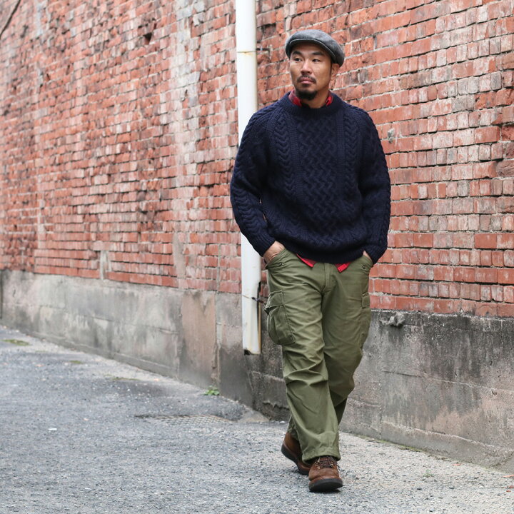 楽天市場】INVERALLAN インバーアラン 1A ハンドニット クルーネック 