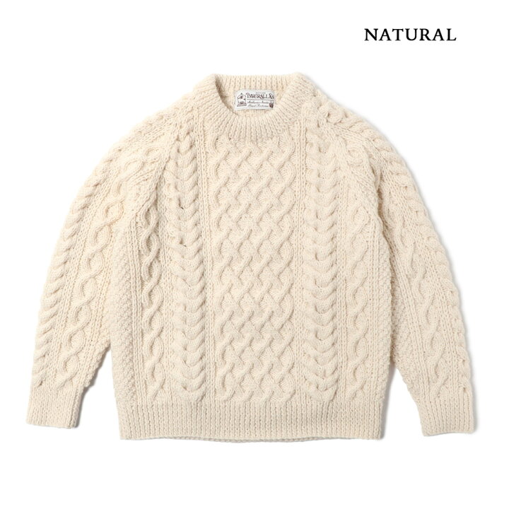 楽天市場】INVERALLAN インバーアラン 1A ハンドニット クルーネック 