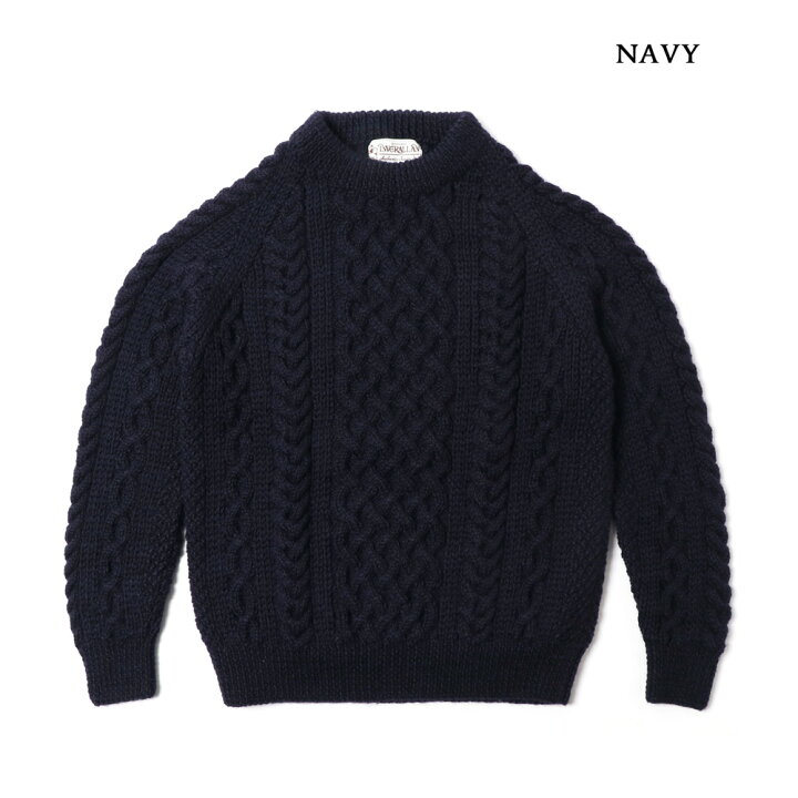 楽天市場】INVERALLAN インバーアラン 1A ハンドニット クルーネック 